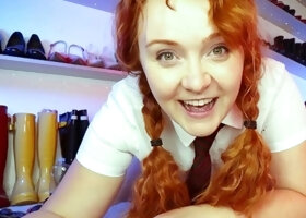 Amateur pantyhouse webcam teen strips and strokes her vagina