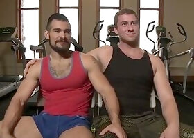 Ripped Gym Rat Aarin Asker Takes a Giant Fist While in Suspension