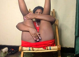 Jocci Lena Masturbates Wildly by Rubbing Her Big Clit on Dripping Pussy Full of Squir