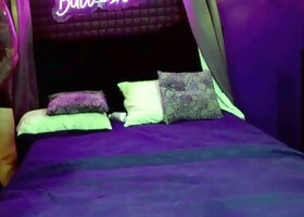 Two horny brunette sluts suck cocks and take hard pound