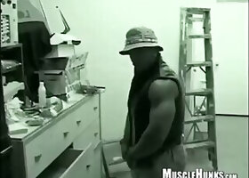 muscle hunks  bugler has to strip
