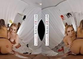 Three Stunning Stunners: Deanna Dare, Ivy Le Belle, And Paisley Porter, Seduce Lucky Employee