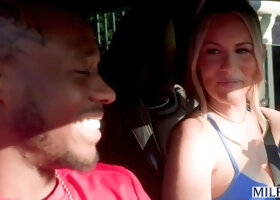 Blonde Soccer Stepmom Bounces on Young Trainers Thick BBC