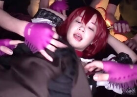 Japanese couples have group sex at a bath house