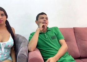 I bet my girlfriend's ass with my best friend and they end up fucking