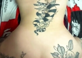 Tight ass brunette amateur Angel Hott