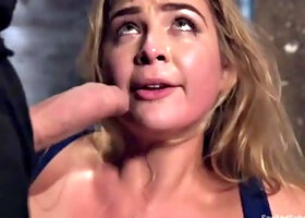 Blonde Bound for Deep-Throat Gagging and Toy Pounding